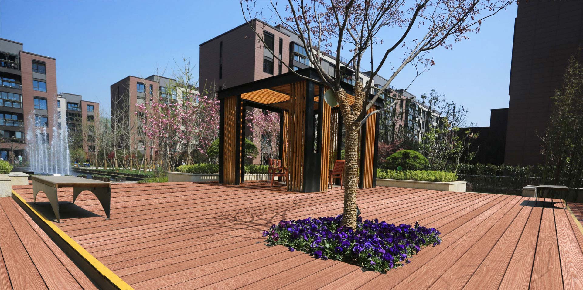 WPC Decking Project Case in China